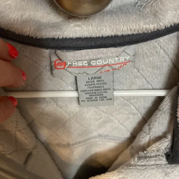 Free Country women’s gray jacket size large. - Picture 3 of 3